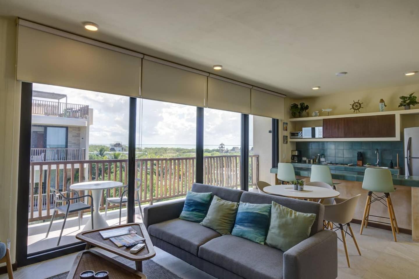 Isla Holbox Beautiful Ocean View Penthouse With Private Pool -C301酒店 外观 照片