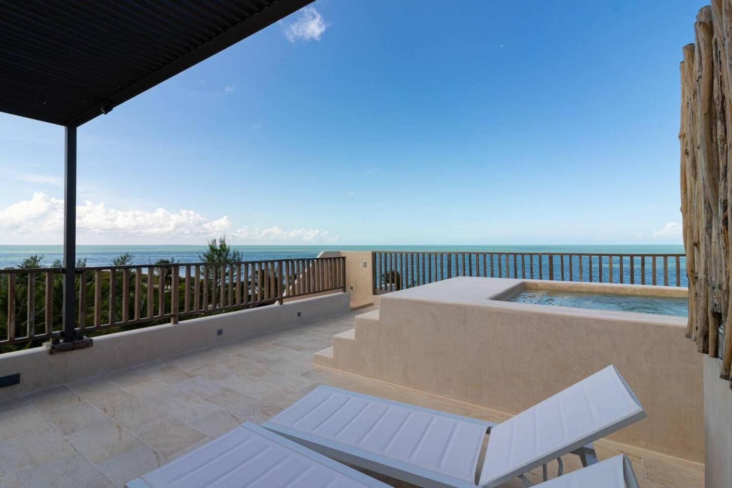 Isla Holbox Beautiful Ocean View Penthouse With Private Pool -C301酒店 外观 照片