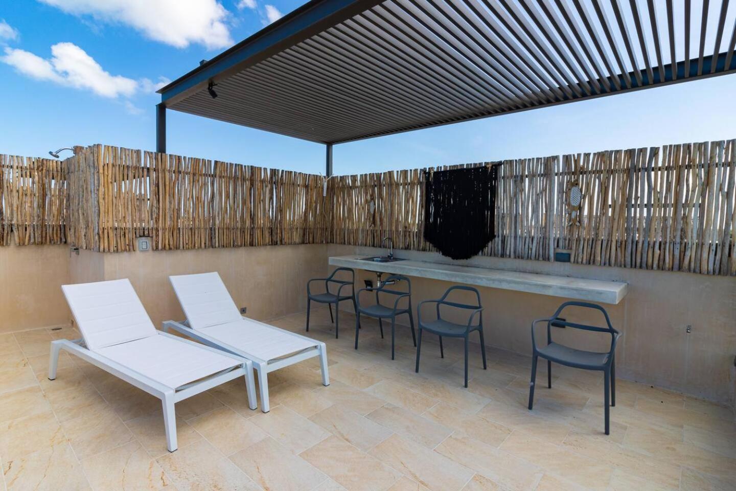 Isla Holbox Beautiful Ocean View Penthouse With Private Pool -C301酒店 外观 照片