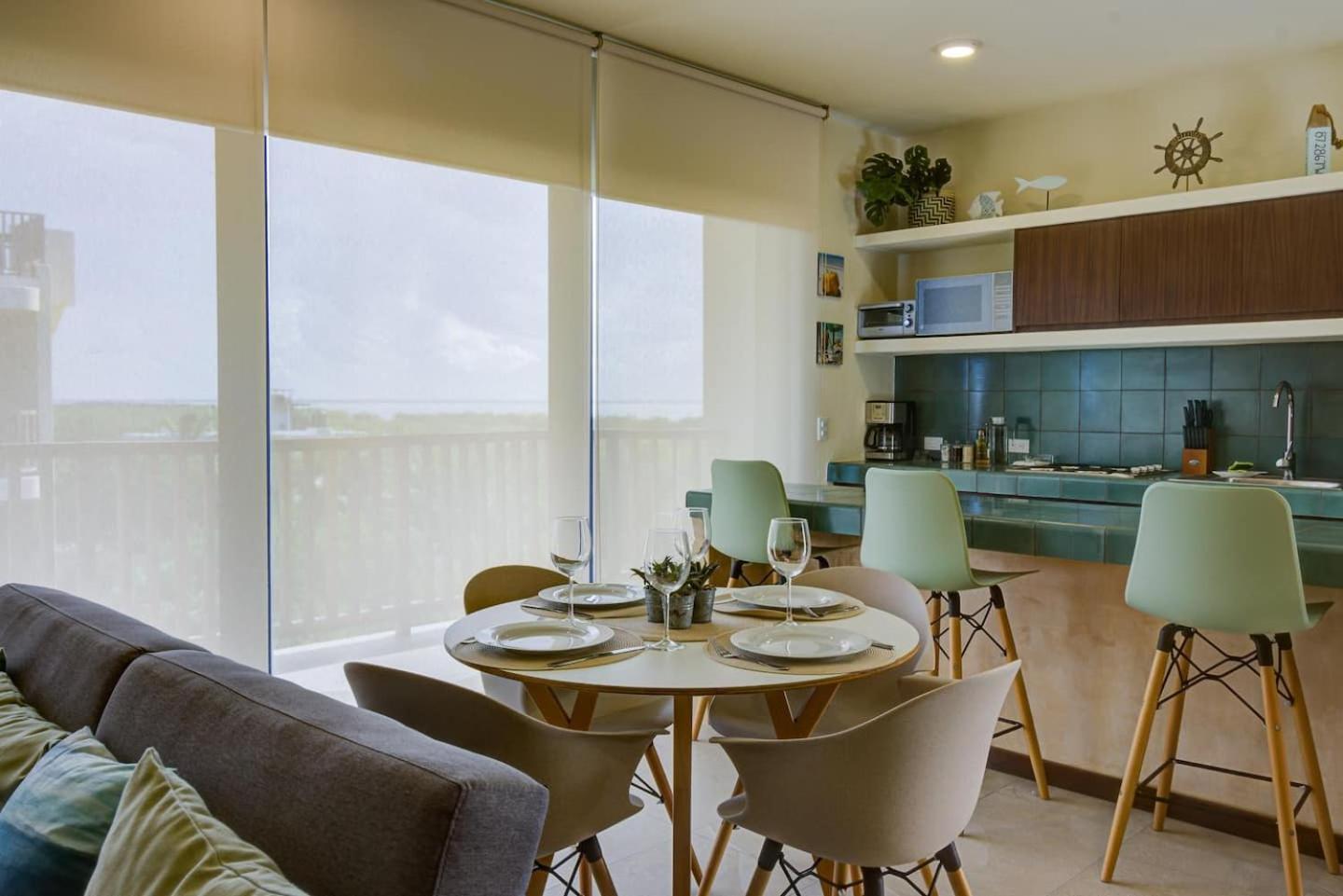 Isla Holbox Beautiful Ocean View Penthouse With Private Pool -C301酒店 外观 照片