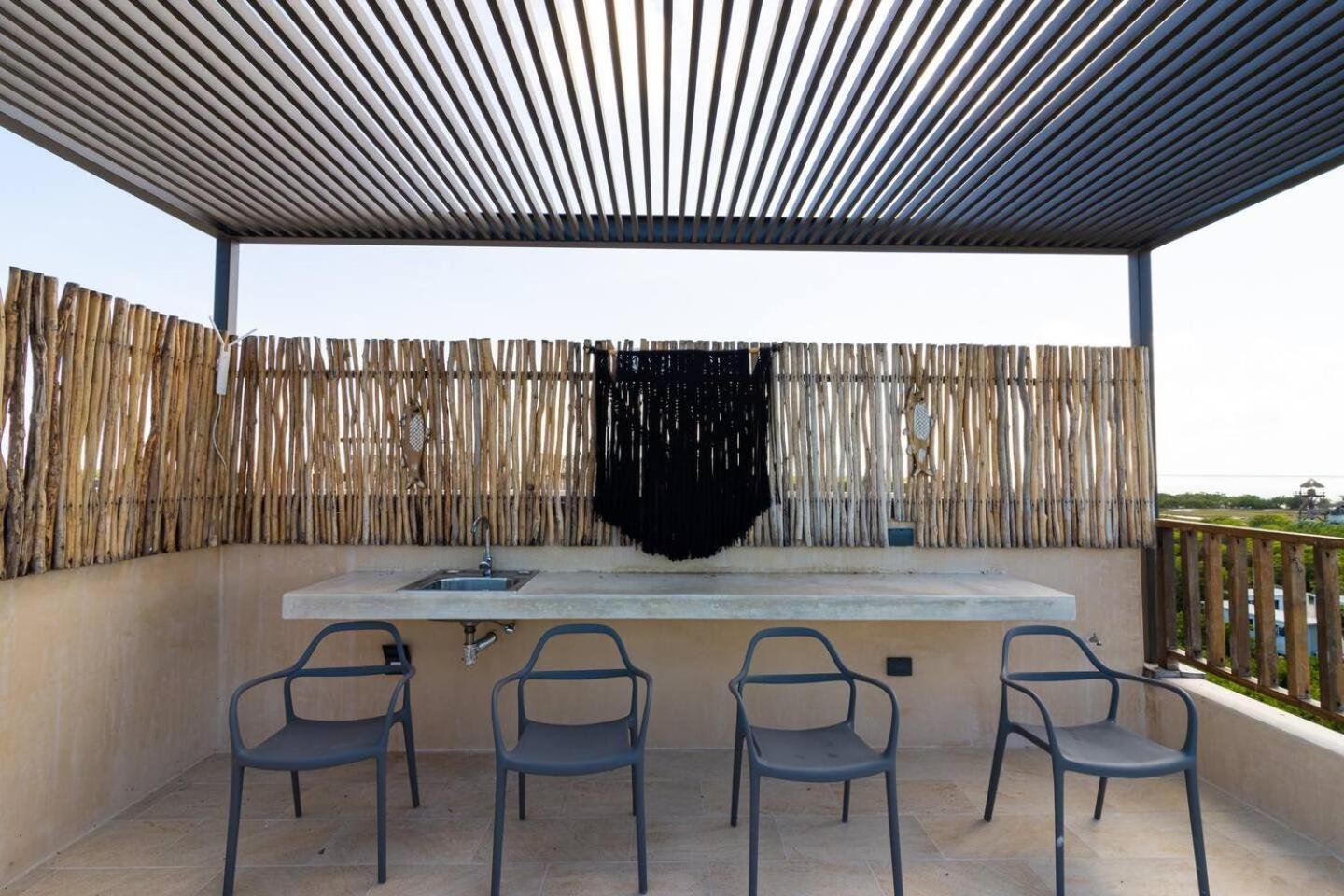 Isla Holbox Beautiful Ocean View Penthouse With Private Pool -C301酒店 外观 照片
